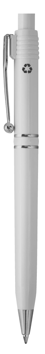 עט כדורי, עשוי 100% פלסטיק ממוחזר – ראג'הECO  (ראג׳ה) - תמונה 3