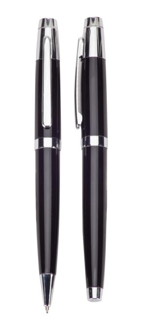 סט עט כדורי ורולר, גוף מתכת – סט אלגריס