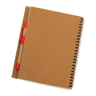 מחברת ספירל כריכה קשה עם עט – הולו - תמונה 3