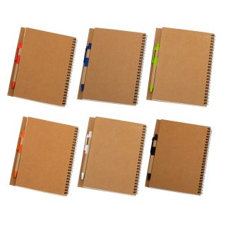 מחברת ספירל כריכה קשה עם עט – הולו - תמונה 8