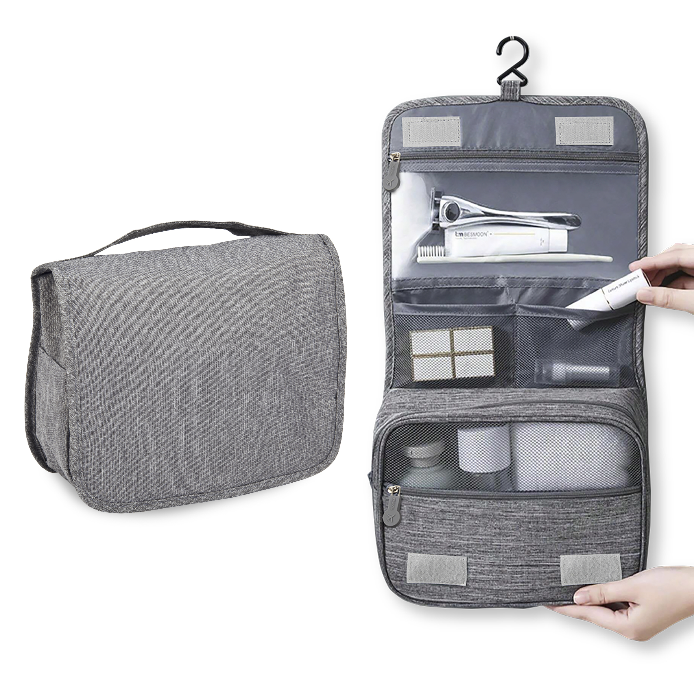תיק כלי רחצה נפתח לתליה – אנטיב - תמונה 2