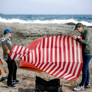 מחצלת חוף משפחתית, ארוגה מ-PP – ויסנה - תמונה 11