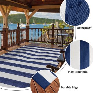 מחצלת חוף משפחתית, ארוגה מ-PP – ויסנה - תמונה 13