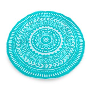 מחצלת זוגית עגולה, ארוגה מ-PP – סורנטו - תמונה 4