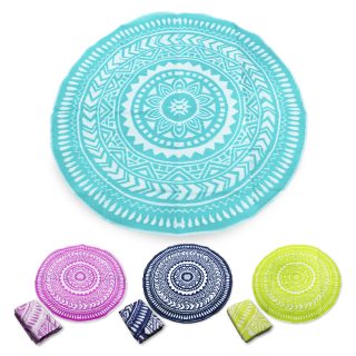 מחצלת זוגית עגולה, ארוגה מ-PP – סורנטו - תמונה 10