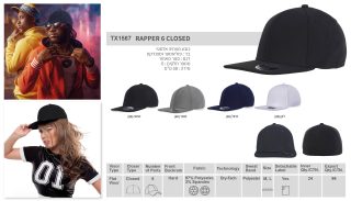 RAPPER 6 CLOSED  –  כובע מצחיה, 6 חלקים, סגירה מלאה - תמונה 10