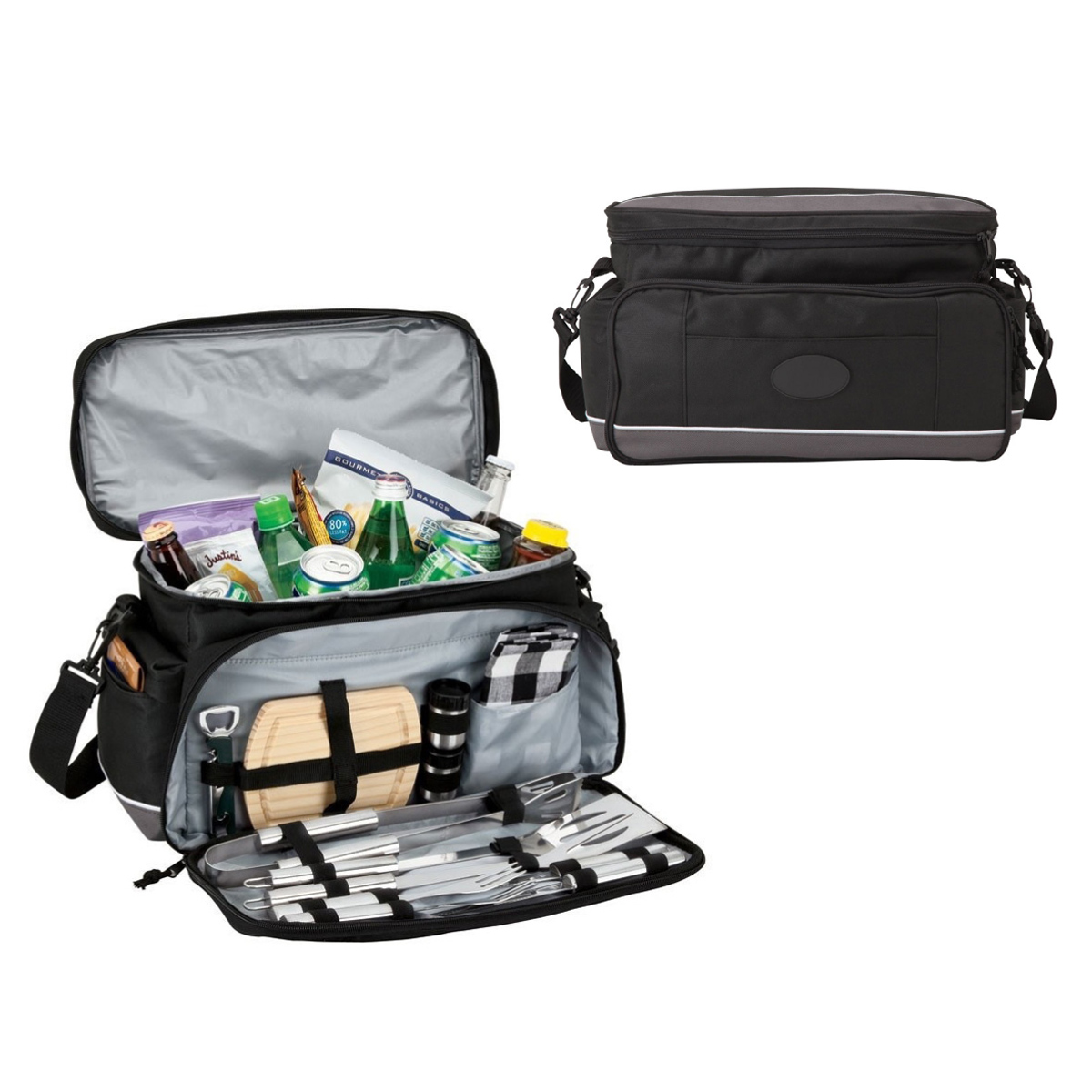 תיק צידנית, סט כלים ל-BBQ עם פותחן – פרייזר - תמונה 2