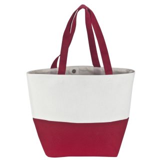 תיק קניות וכנסים מבד קנווס – קנטון - תמונה 3