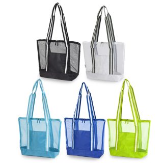 תיק חוף וקניות מרשת – אלמוג - תמונה 8