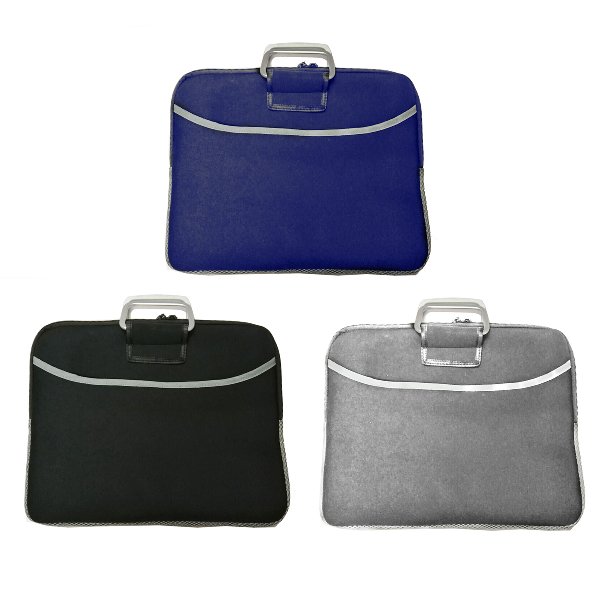 תיק ניאופרן למחשב נייד "15 ידיות אלומיניום – ג'וליאן - תמונה 2