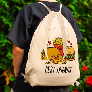 תיק שרוכים וקניות מקנווס, 140 ג'/מ"ר -צ'לסי - תמונה 16