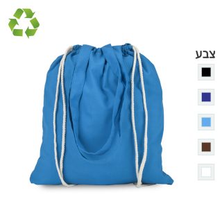 תיק שרוכים וקניות מקנווס, 140 ג'/מ"ר -צ'לסי - תמונה 18