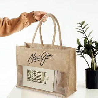 תיק יוטה לקניות, לים – קרן - תמונה 3