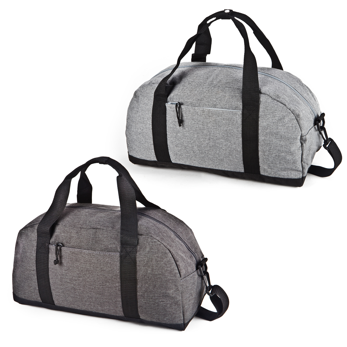 תיק ספורט בד משולב שני גוונים – ג'ים - תמונה 2