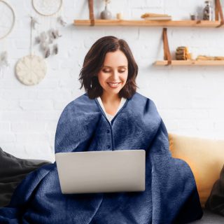 שמיכת פינוק נסגרת לשכמייה, דו צדדית – סנאג - תמונה 5