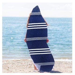 מגבת חוף עם קפוצ'ון וכיסוי מושב – רובין - תמונה 3