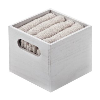 סט 4 מגבות ידיים במארז עץ מהודר – וולור - תמונה 4