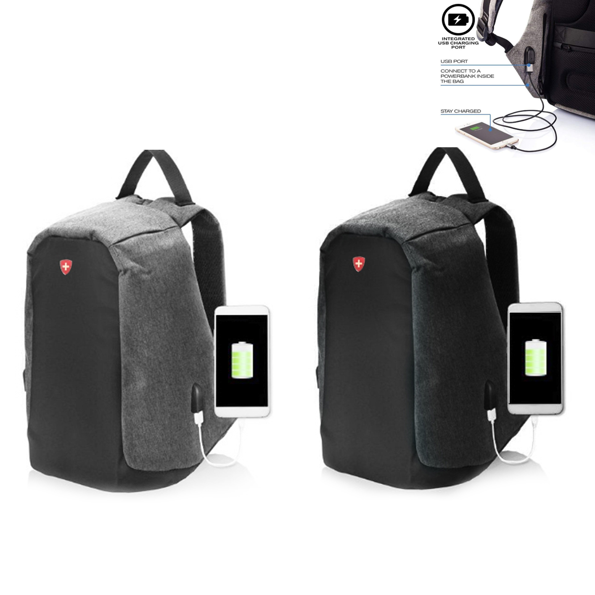 תיק גב נגד גניבות – באזל - תמונה 2