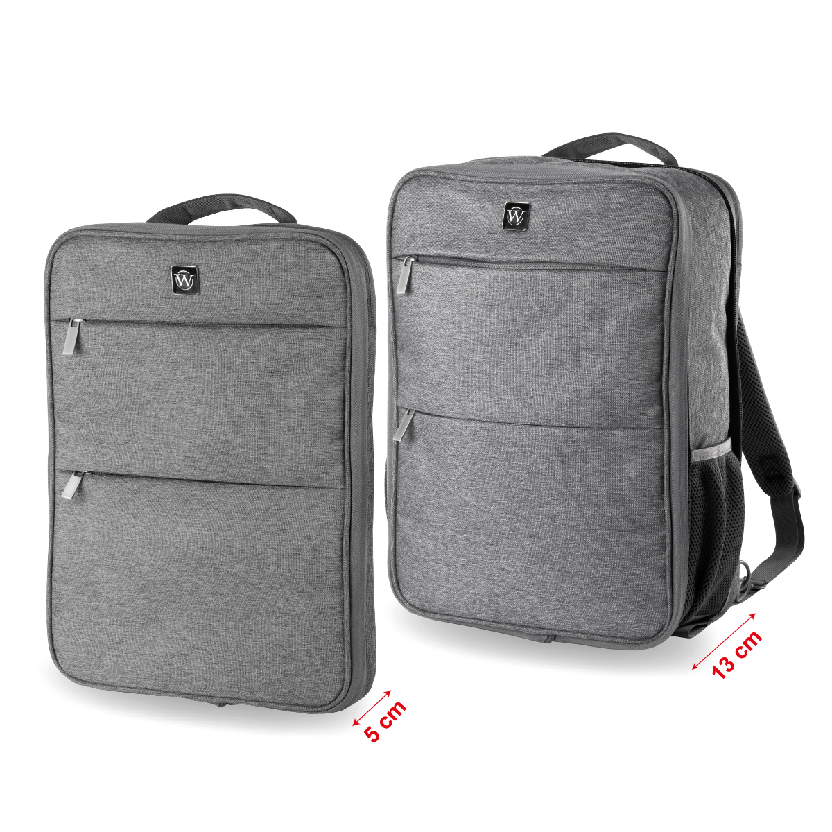 תיק גב מתרחב למחשב נייד WOLMAN – פרינסטון - תמונה 2
