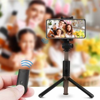 מחזיק טלפון עם חצובה ותאורה – סלפי - תמונה 9