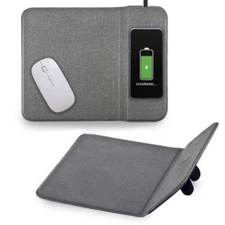 משטח שולחני לעכבר מחשב, מטען אלחוטי מהיר 15W – אפיק