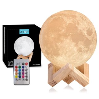 מנורת אווירה עם רמקול – לונה - תמונה 9