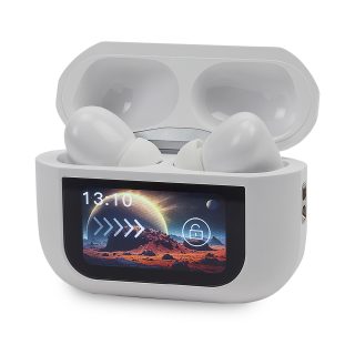 אוזניות TWS –  עם מסך מגע צבעוני