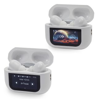 אוזניות TWS –  עם מסך מגע צבעוני - תמונה 4