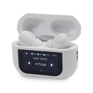 אוזניות TWS –  עם מסך מגע צבעוני - תמונה 6