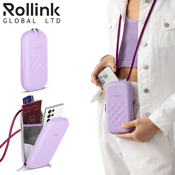 Phone Case XL נרתיק צד קשיח סלינג של מותג המזוודות החכמות Rollink - תמונה 3