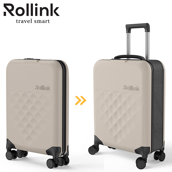 FLEX - 360 SPINNER המזוודה המתקפלת הדקה ביותר בעולם עליה למטוס 21'' של מותג המזוודות החכמות Rollink - תמונה 2