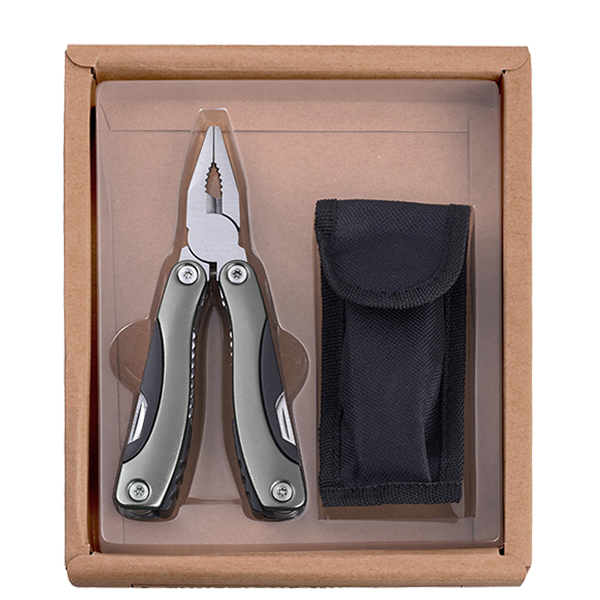 מולטי טול"סמאש" אולר רב כלי הישרדות מקצועי מולטי טול MULTI TOOL אפור מטאלי בפאוץ וקופסא - תמונה 3