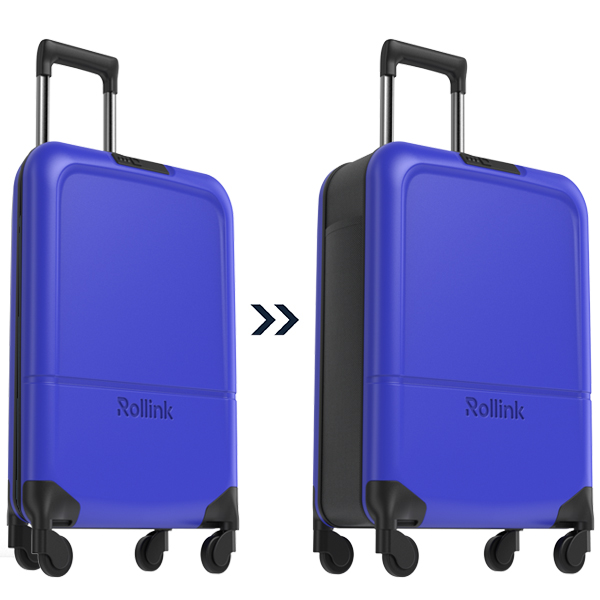 FLEX LIGHT המזוודה המתקפלת הדקה ביותר בעולם עליה למטוס 21'' של מותג המזוודות החכמות Rollink - תמונה 4