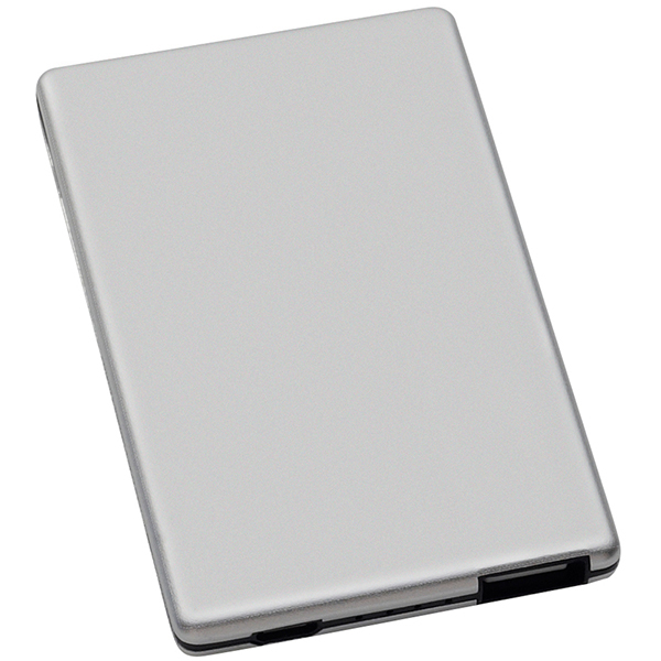 "כרטיס אשראי" פאוור בנק סוללת גיבוי 3000mAh אלומיניום דק במיוחד - תמונה 2