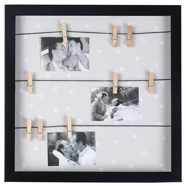 מסגרת עם 9 אטבים לתמונות - תמונה 2