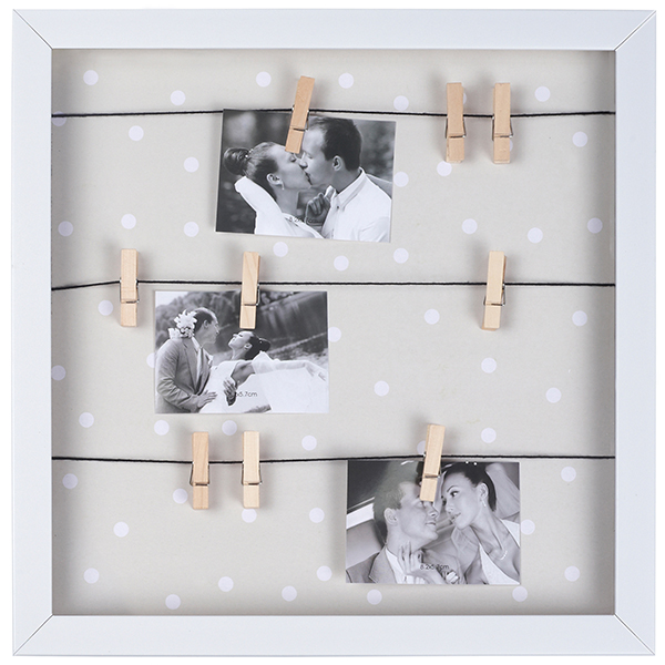מסגרת עם 9 אטבים לתמונות - תמונה 3