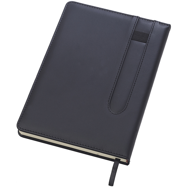 מחברת עסקים A5 עם מקום לעט בחזית - תמונה 5