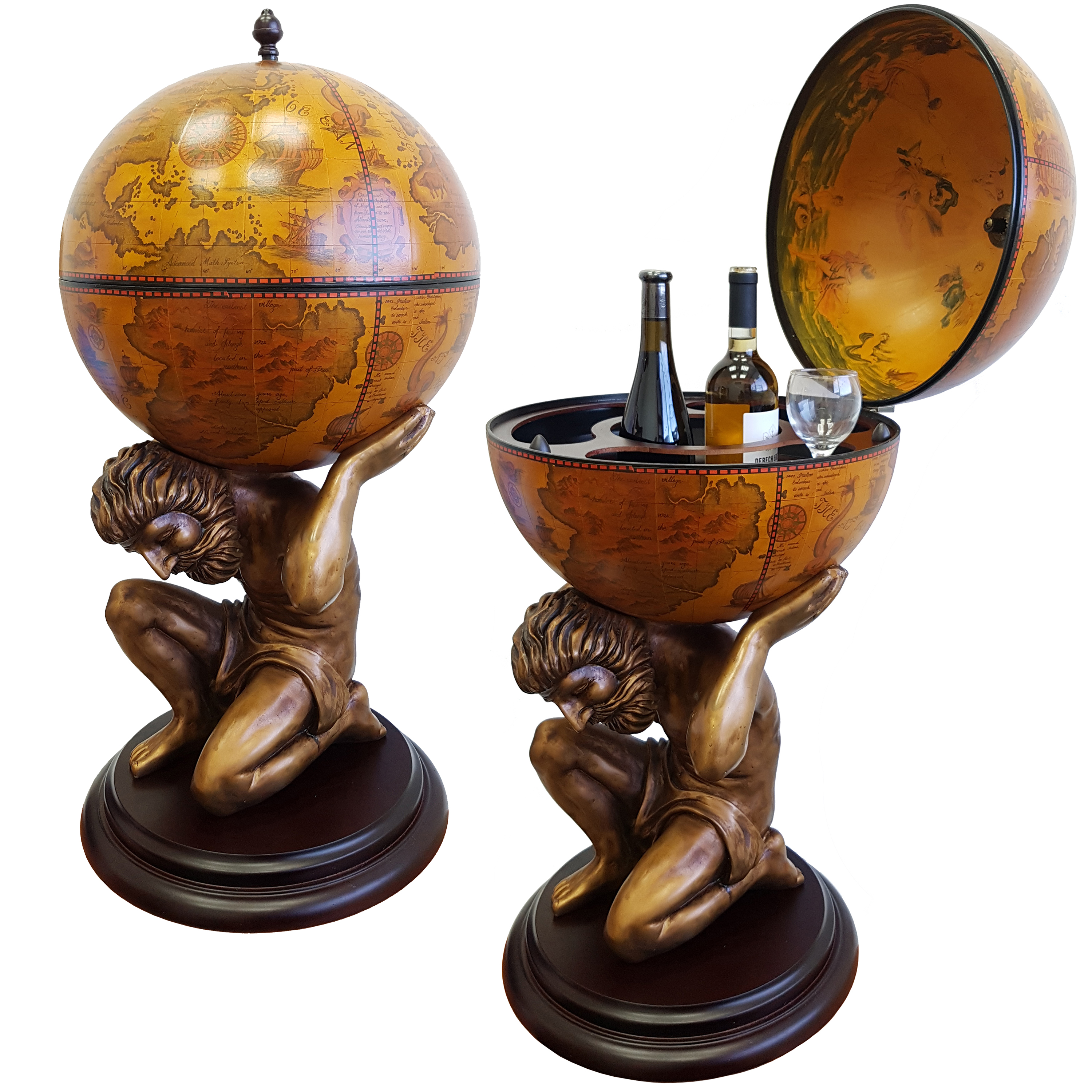 "אטלס" גלובוס בר דקורטיבי רצפתי