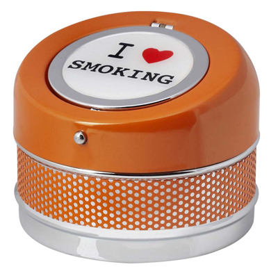 מאפרת שולחנית מתכתית I LOVE SMOKING - תמונה 3