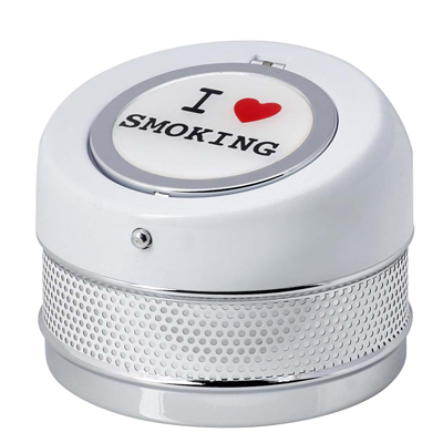 מאפרת שולחנית מתכתית I LOVE SMOKING - תמונה 6