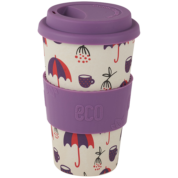 "ECO TREE" ספל אקולוגי 400 מ"ל עשוי במבוק עם חבק סיליקון - תמונה 6