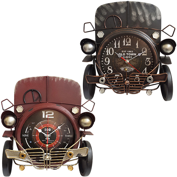 "וינטאג' טרק" פרונט מכונית עתיקה שעון קיר