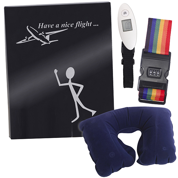 "Have a nice flight" ערכת טיסה 3 חלקים