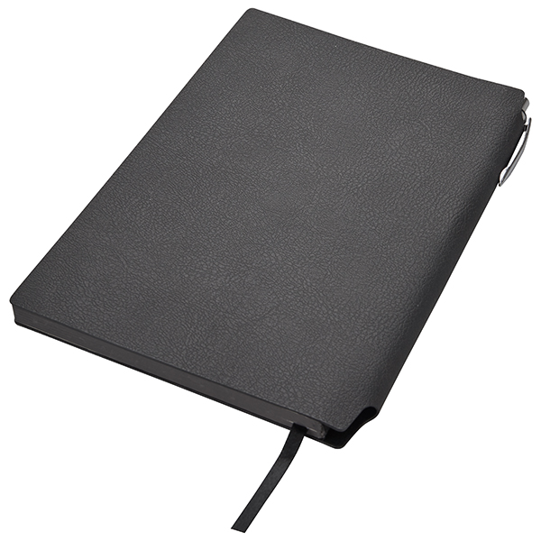 מחברת עסקים A5 מקום לעט בכריכה פתיחה עברית / אנגלית - תמונה 6