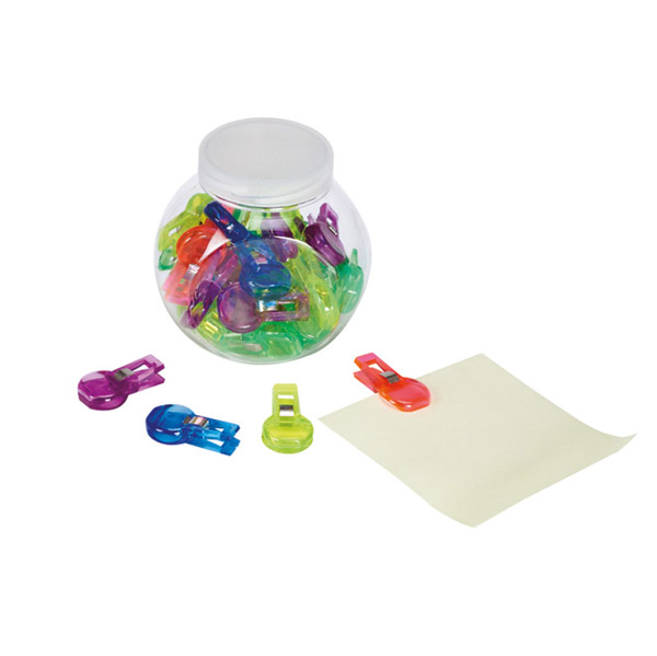 סט אטבים צבעוניים לניירות