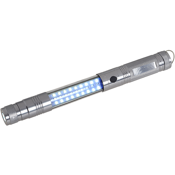 "בום-לייט" פנס 4 מצבים עוצמתי במיוחד עם 30 לדים על מוט טלסקופי