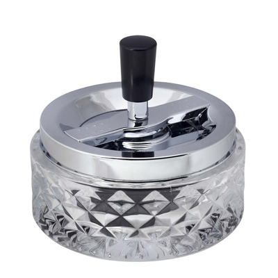 מאפרת קריסטל בינונית