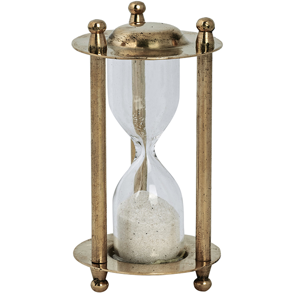 סט כולל מצפן, שעון חול וטלסקופ בקופסת עץ וינטג' - תמונה 3