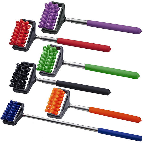 "טרק" מכשיר מסג' עיסוי גב ידני עם גלגלת וזרוע טלסקופית