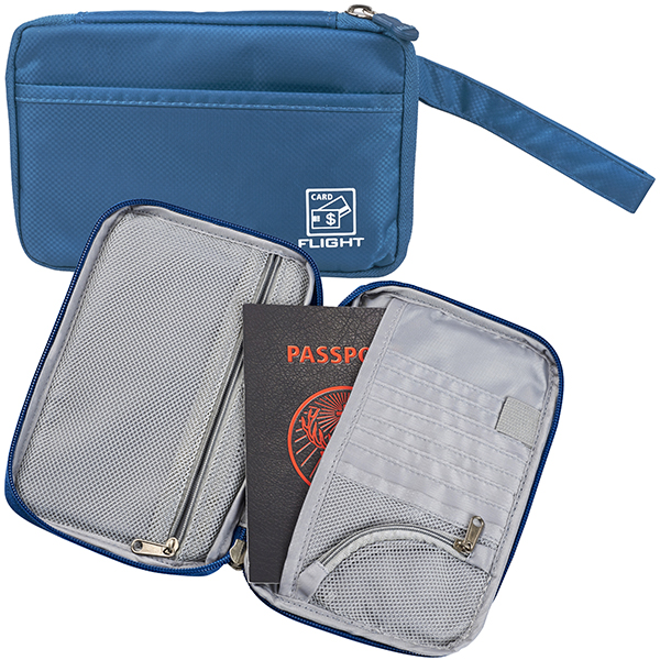 נרתיק מסמכים לנסיעות עם ידית לאחיזה ביד